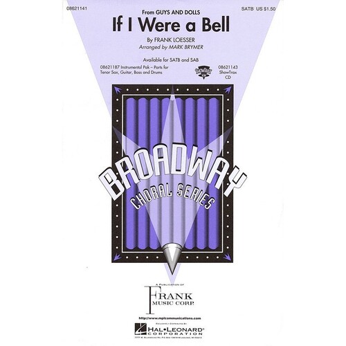 If I Were A Bell SAB Arr Brymer (Octavo)