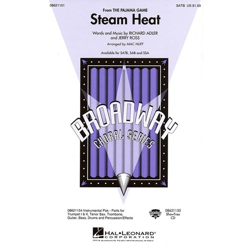 Steam Heat From Pajama Game SSA (Octavo)