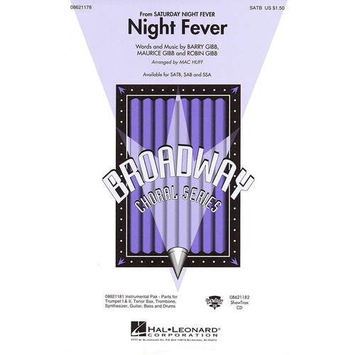 Night Fever From Saturday Night Fever ShowTrax CD (CD Only)