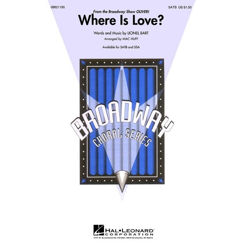 Where Is Love? SSA (From Oliver) (Octavo)