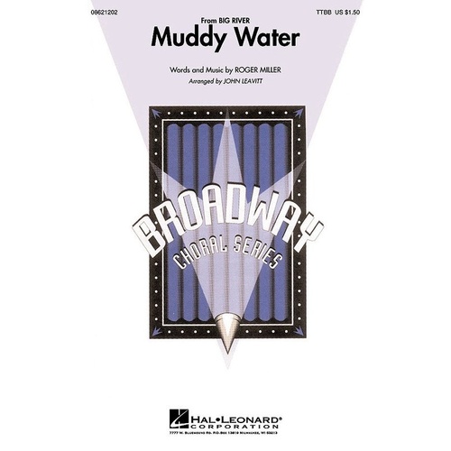 Muddy Water TTBB Choral Score by John Leavitt