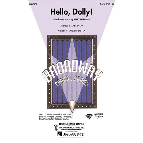Hello Dolly SATB (Octavo)