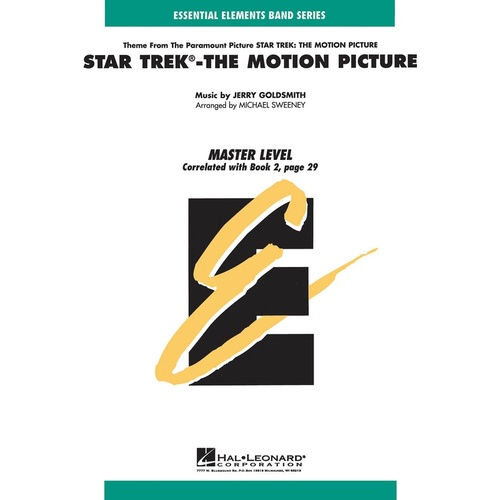 Star Trek The Motion Picture Essential Elements Master Concert Band 2 (Music Score/Parts)