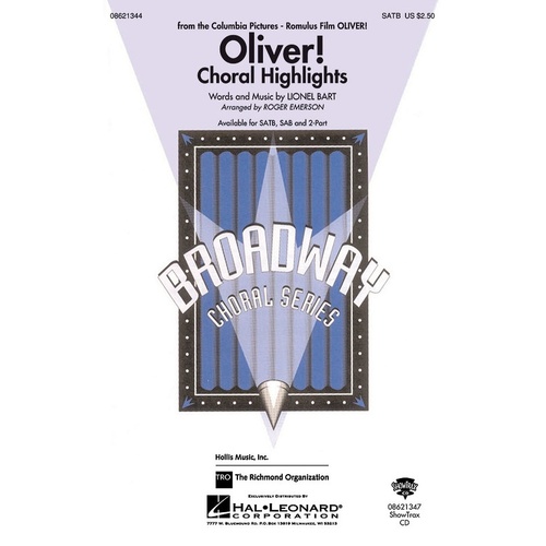 Oliver Choral Highlights ShowTrax CD (CD Only)