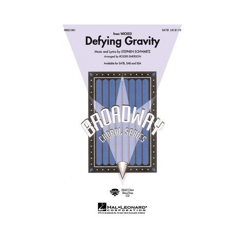 Defying Gravity (from Wicked) SATB/Piano Sheet Music