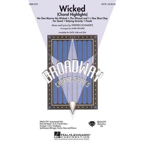 Wicked Highlights SSA (Octavo)