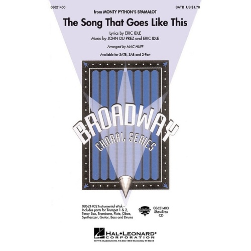 Song That Goes Like This ShowTrax CD (CD Only)