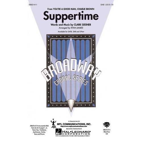 Suppertime SAB (Octavo)