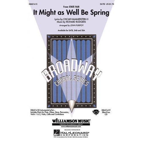 It Might As Well Be Spring SATB (Octavo)
