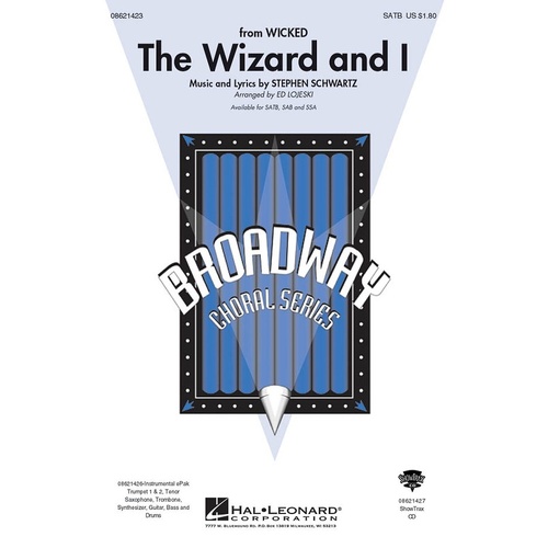 Wizard And I (From Wicked) ShowTrax CD (CD Only)