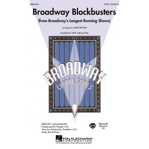 Broadway Blockbusters SAB (Octavo)