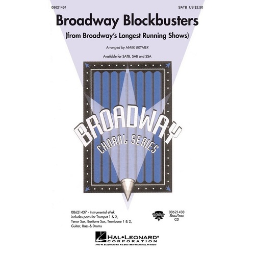 Broadway Blockbusters ShowTrax CD (CD Only)