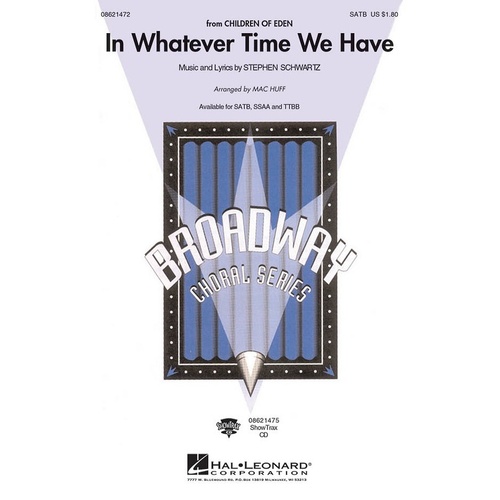 In Whatever Time We Have ShowTrax CD (CD Only)
