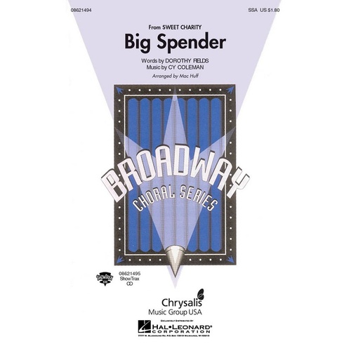 Big Spender ShowTrax CD (CD Only)