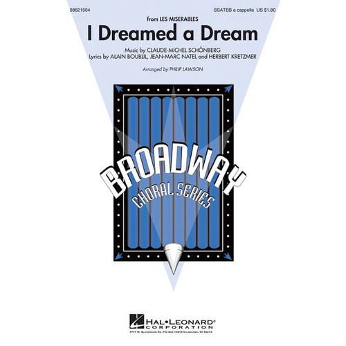 I Dreamed A Dream SATB Divisi A Cappella (Octavo)