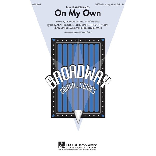 On My Own SATB Divisi A Cappella (Octavo)