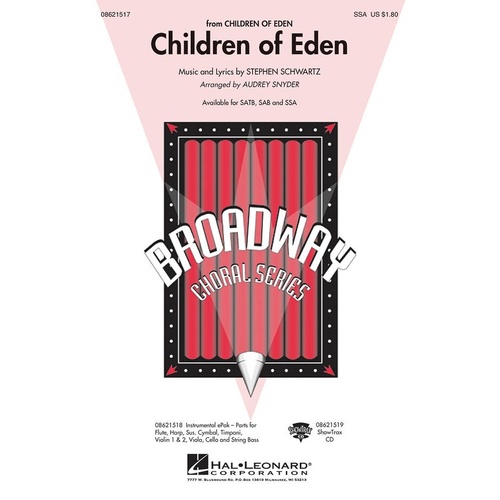 Children Of Eden SSA (Octavo)