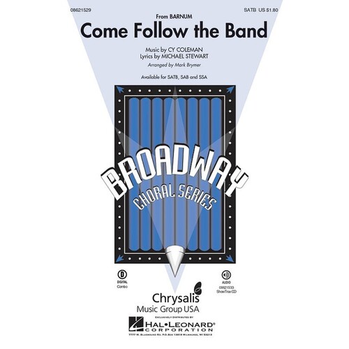 Come Follow The Band ShowTrax CD (CD Only)