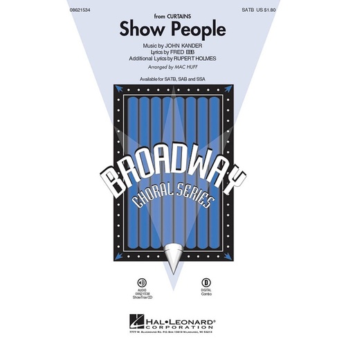 Show People From Curtains SAB (Octavo)