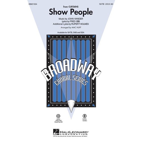 Show People From Curtains SSA (Octavo)