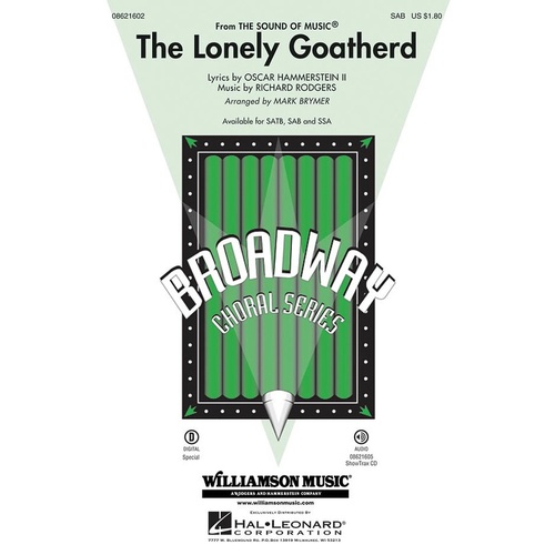 Lonely Goatherd SAB From Sound Of Music (Octavo)