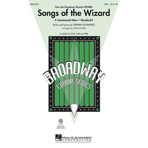 Songs Of The Wizard From Wicked SAB (Octavo)