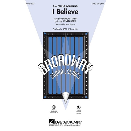 I Believe From Spring Awakening SATB (Octavo)