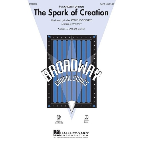 The Spark of Creation (Children of Eden) SSA Choral Score by Mac Huff, 12 Pages, Hal Leonard