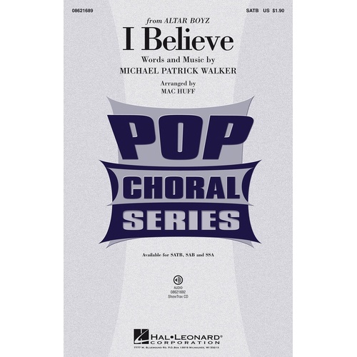 I Believe (From Altar Boyz) SSA (Octavo)