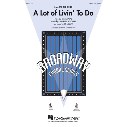 Lot Of Livin To Do From Bye Bye Birdie ShowTrax CD (CD Only)