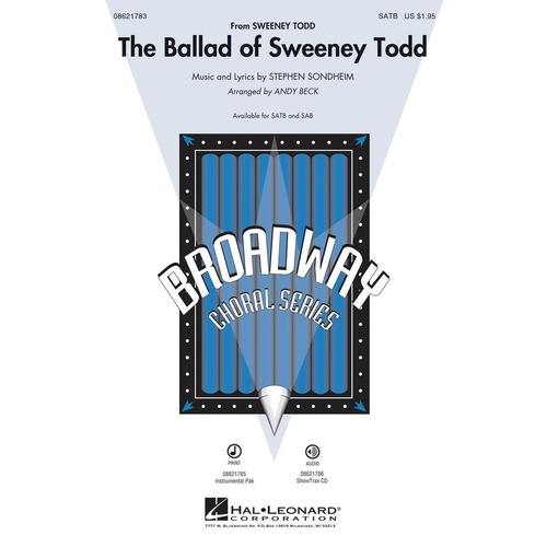 Ballad Of Sweeney Todd ShowTrax CD (CD Only)