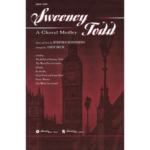 Sweeney Todd Choral Medley SATB (Octavo)