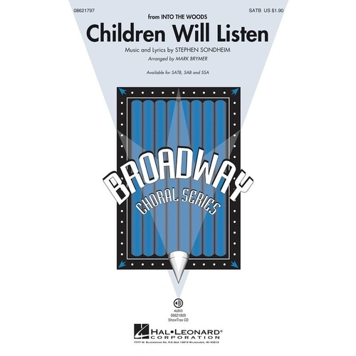 Children Will Listen ShowTrax CD - Sondheim Choral Arrangement