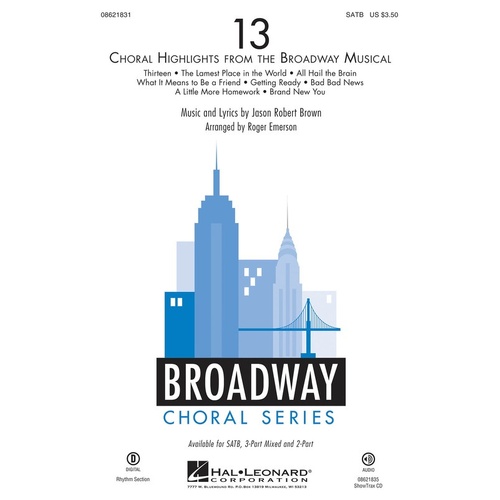 13 The Broadway Musical ShowTrax CD (CD Only)