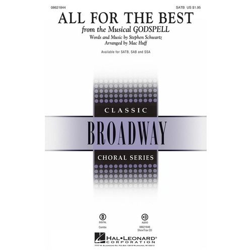 All For The Best From Godspell ShowTrax CD (CD Only)