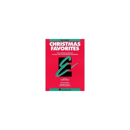 Essential Elements Christmas Favorites for Bass Clarinet - Hal Leonard, 24 Pages