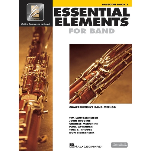 Essential Elements For Band Book 1 Bassoon Eei (Softcover Book/CD-Rom)