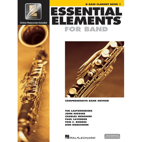 Essential Elements For Band Book 1 Bass Clar Eei (Softcover Book/CD-Rom)