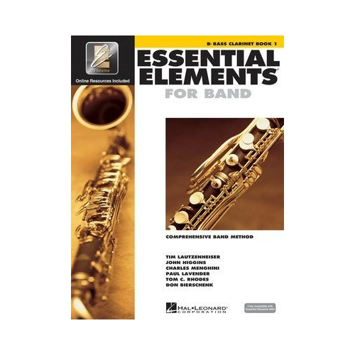 Essential Elements for Band Book 1 Bass Clarinet with EEi
