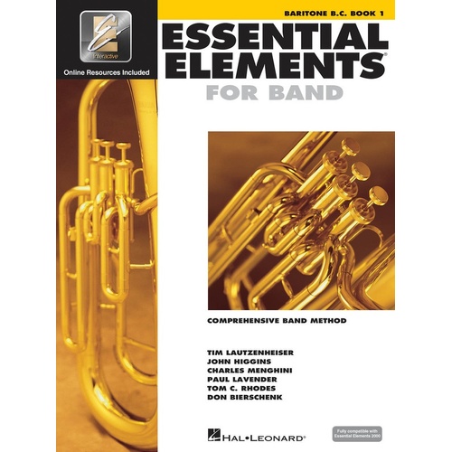 Essential Elements For Band Book 1 baritone bc (Euph) Eei (Softcover Book/CD-Rom)