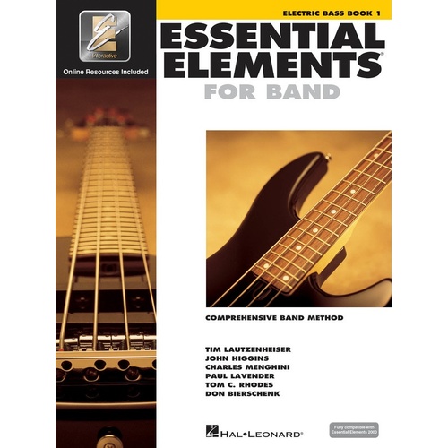 Essential Elements For Band Book 1 Electric Bass Essential Elements (Softcover Book/CD-Rom)