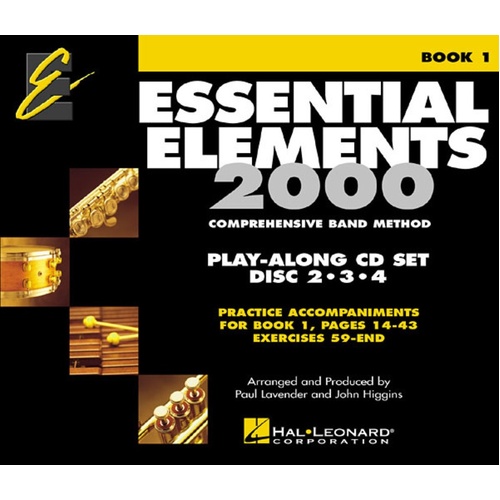 Essential Elements For Band Book 1 3 CD Pk (CD Only)