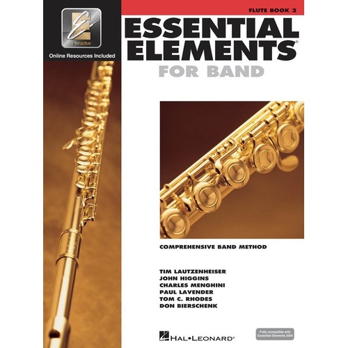 Essential Elements for Band - Book 2 Flute with EEi