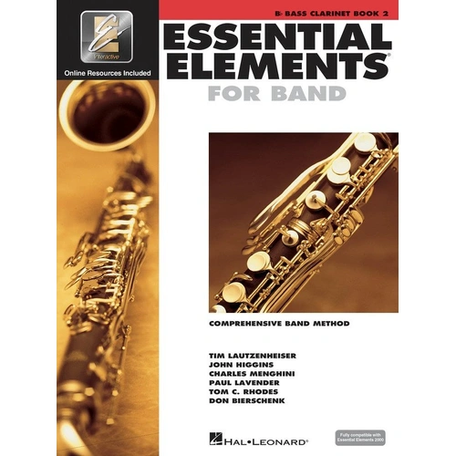 Essential Elements for Band - Book 2 for Bass Clarinet with EEi