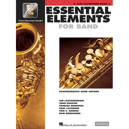 Essential Elements For Band Book 2 Alto Sax Eei (Softcover Book/CD)