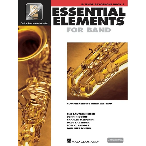 Essential Elements for Band - Book 2 Tenor Saxophone with EEi