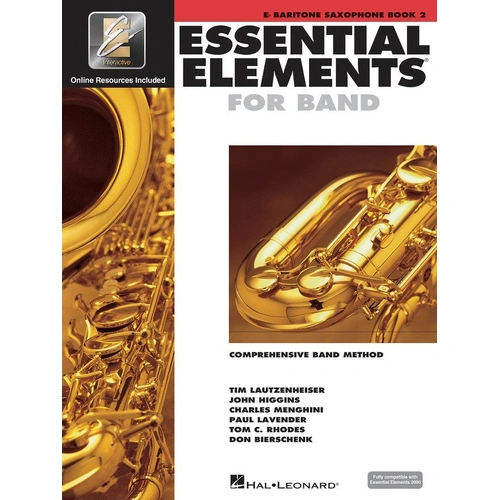 Essential Elements for Band - Book 2 Baritone Saxophone with EEi