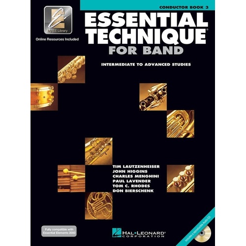 Essential Technique for Band with EEi - Conductor Book 3 by Hal Leonard