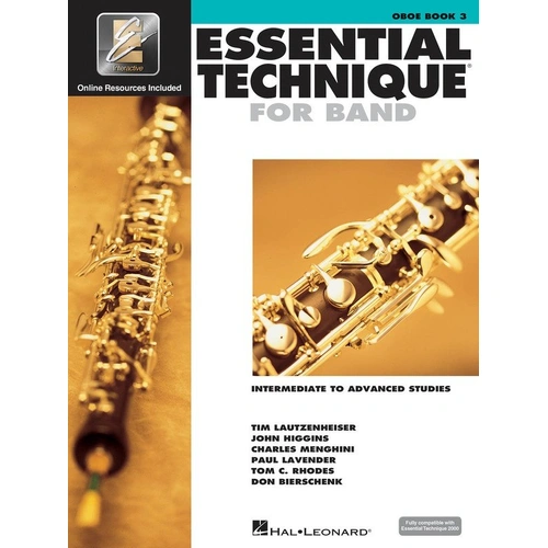 Essential Technique for Band Book 3 Oboe with EEi