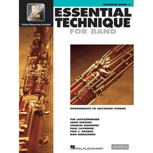 Essential Technique For Band Book 3 Bassoon Eei (Softcover Book/CD)